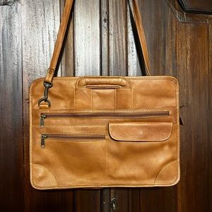 Beautiful vintage leather brief case